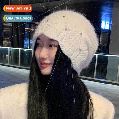 Handmade woolen cap female autumn winter versatile show face
