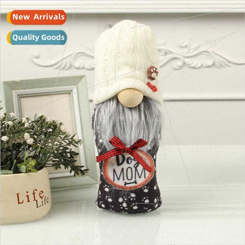 Faceless old man doll decorations creative knted hat DogMOM