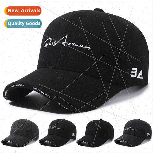 Autumn winter new tweed warm men cap winter middle-aged elde