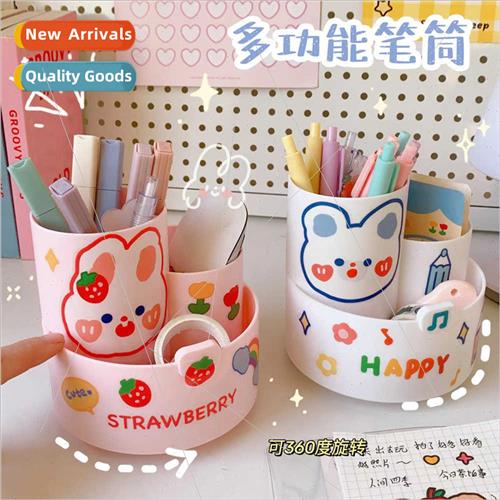 SN003 rotating pen holder desktop organizer ins wind rotatin