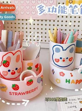 SN003 rotating pen holder desktop organizer ins wind rotatin