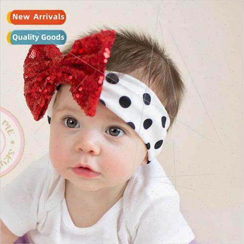 Baby girl cute polka dot hair bin Europe Uned States childre