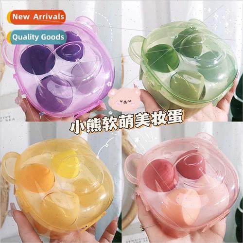 Beauty egg sponge egg whout powder makeup wet dry egg egg pu
