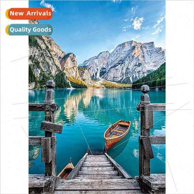 New handmade full diamond living room decoration wall painti