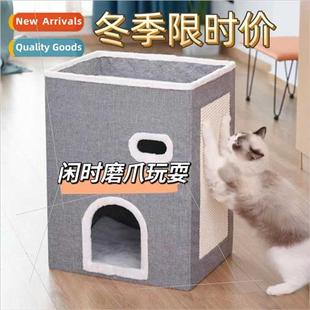 warm three foldable nest clim villa winter cat Cat layer