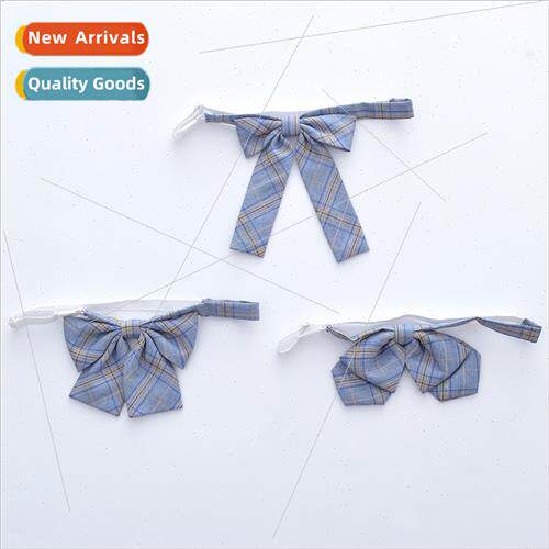 JK Bowtie Student Shirt Unim Phantom Blue Between Yellow Che