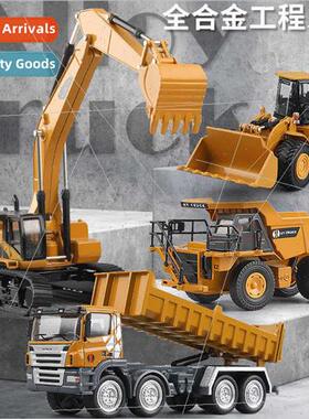 Full alloy engineering car model children toys bulldozer exc