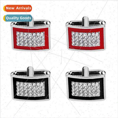 American fashion geometric rectangular diamond oil drop Fren