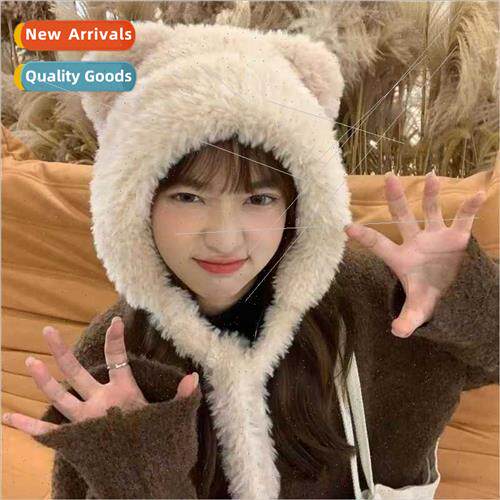 Hat female winter 2023 new versatile big head circumference