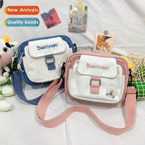 New fashion student embroidery lerary small bag 2022 fresh s