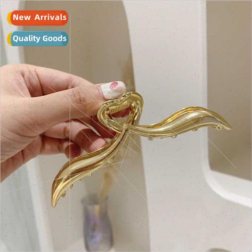 Korea mple Grab Clip Women Back Head Plate Hair Clip Shark C