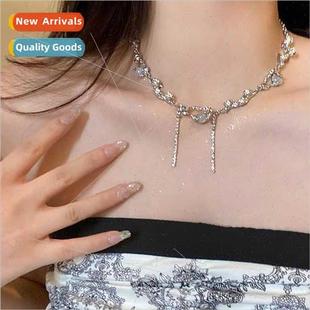 Women New Pure Moonstone Hundred Necklace Cool che Sweet