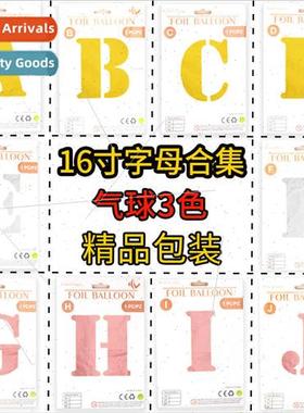 Balloon 16 inch letters beautiful paper card individually wr