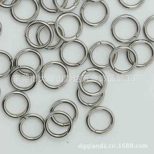DIY Jewelry Accessories Stainless Steel Single Ring 1.2*7 Cl