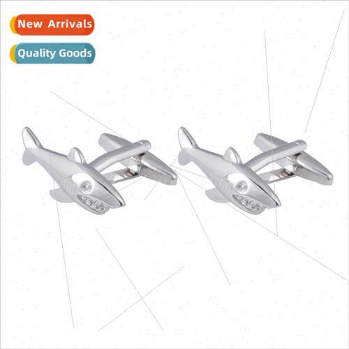 Cufflinks Fun Shark Cufflinks Piranha French Cufflinks Sea A