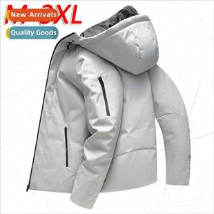 winter down thickened work tide short men jacket duck Whe