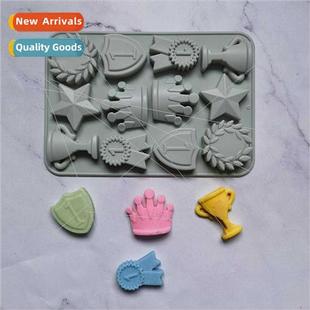 Chocolate Biscu Cream Cup Cand Ice 440 Cake Golden Mold