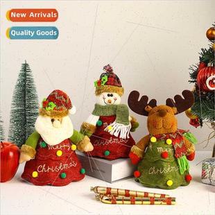 three dimensional doll Christmas bags cartoon candy zipp Eve