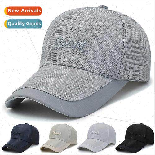 Hat men summer quick-drying mesh sun hat baseball cap outdoo