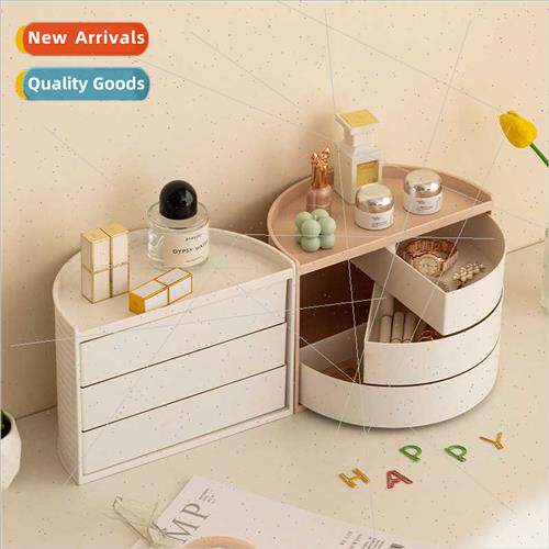 Rotary storage box cosmetics large capacy organizer students