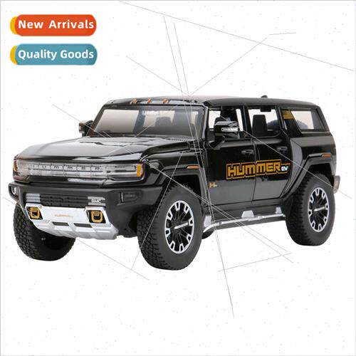 1;24 simulation new energy Hummer SUV sound light back to of