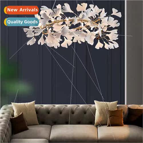 Designer creative petal light luxury living room restaurant