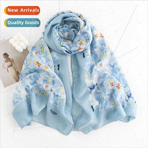 New winter scarf female 2023 Japan Korea sweet wind imation