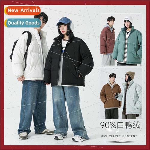 2023 winter new stand-up collar down jacket men women Japane
