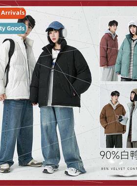 2023 winter new stand-up collar down jacket men women Japane
