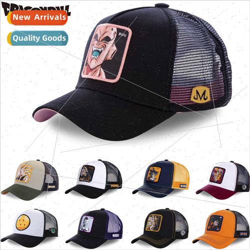 Cartoon Dragon Ball baseball cap anime mesh cap Goku Buu liv