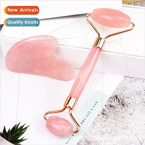 Face Massage Jade Roller Rose Quartz Natural Stone Crystal S