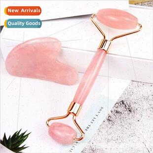 Face Massage Jade Roller Rose Quartz Natural Stone Crystal S