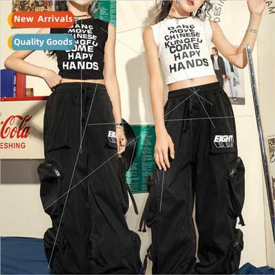 Childrens Jazz Dance Su Girls Vest Top Dance Permance Clothe