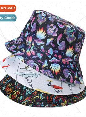 Spring summer new fisherman hat double-sided wear wh casual