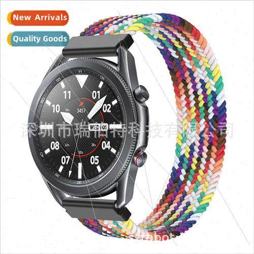 适用Samsung watch bApple S8 single loop elastic nylon woven
