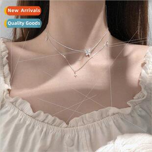 necklace choker cross female Korea chain tassel collarbone