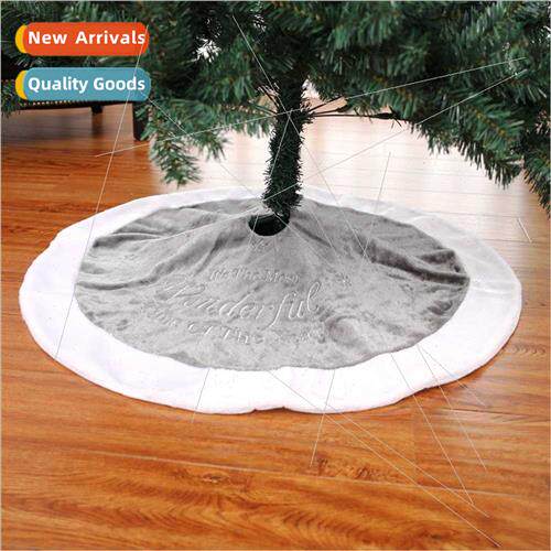 New Christmas Tree Tree Skirt 90cm Christmas Embroidery Tree
