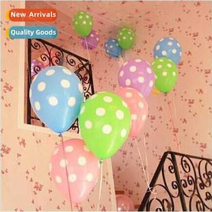 dot latex wedding inch decor party polka birthday balloon