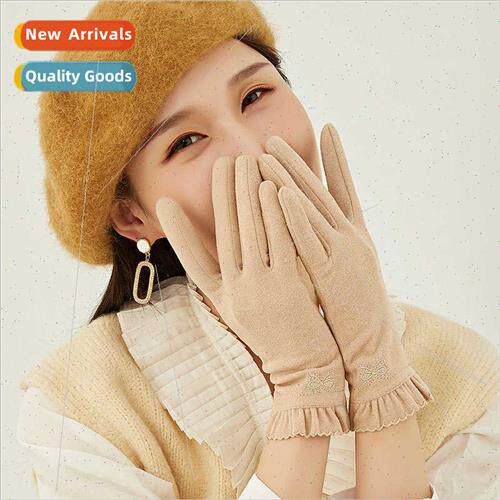 Warm gloves ladies D180 fall winter outdoor cycling de velve