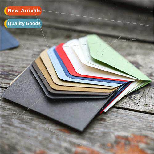 14 Vintage Velvet Paper Mini Triangle Small Envelope Mini Ca