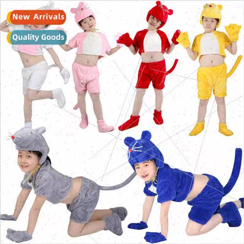 new mouse permance cartoon costumes summer short-sleeved bla