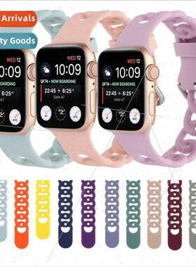 适用Apple Apple Watch7/SE/654/321 circle skeletonized silico