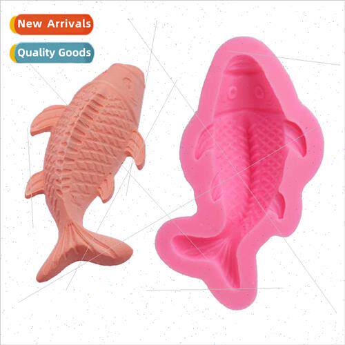 DIY Baking Large Carp Jelly Mousse Cake Mould Chocolate Fond