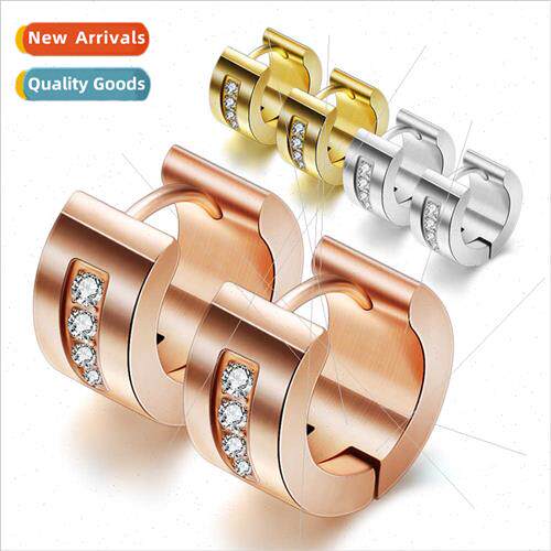 ins Korea hundred star half round single row set zirconium e
