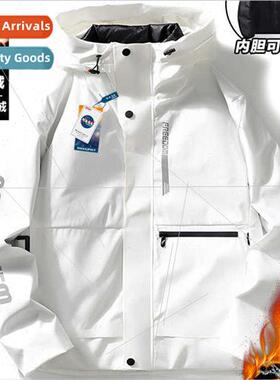 outdoor 3-in-1 down jacket down jacket men winter light warm