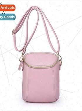 Bag Female Small Crossbody Bag che pu Pure Color Lychee Patt