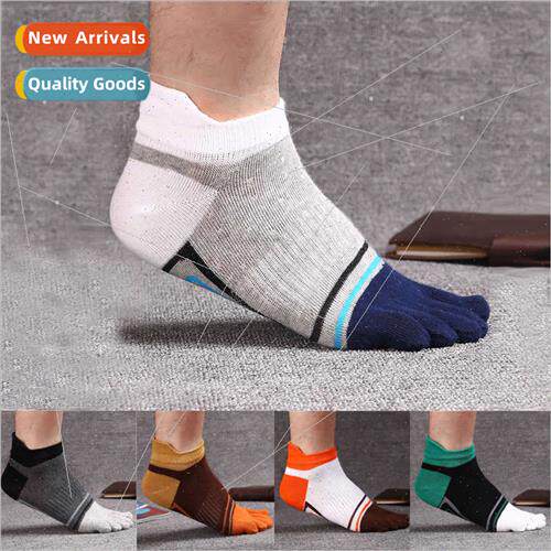 Cotton five fingers socks summer men short sports breathable