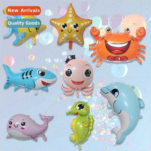 Mini Ocean Balloon Shaped Aluminum Balloon Birthday Party De