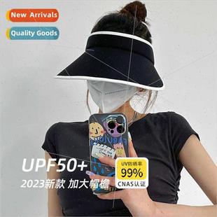 top sunscreen hat 2023 summer hollow female ultraviolet new