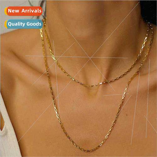 Europe Sexy collarbone chain gold-plated accessories women t